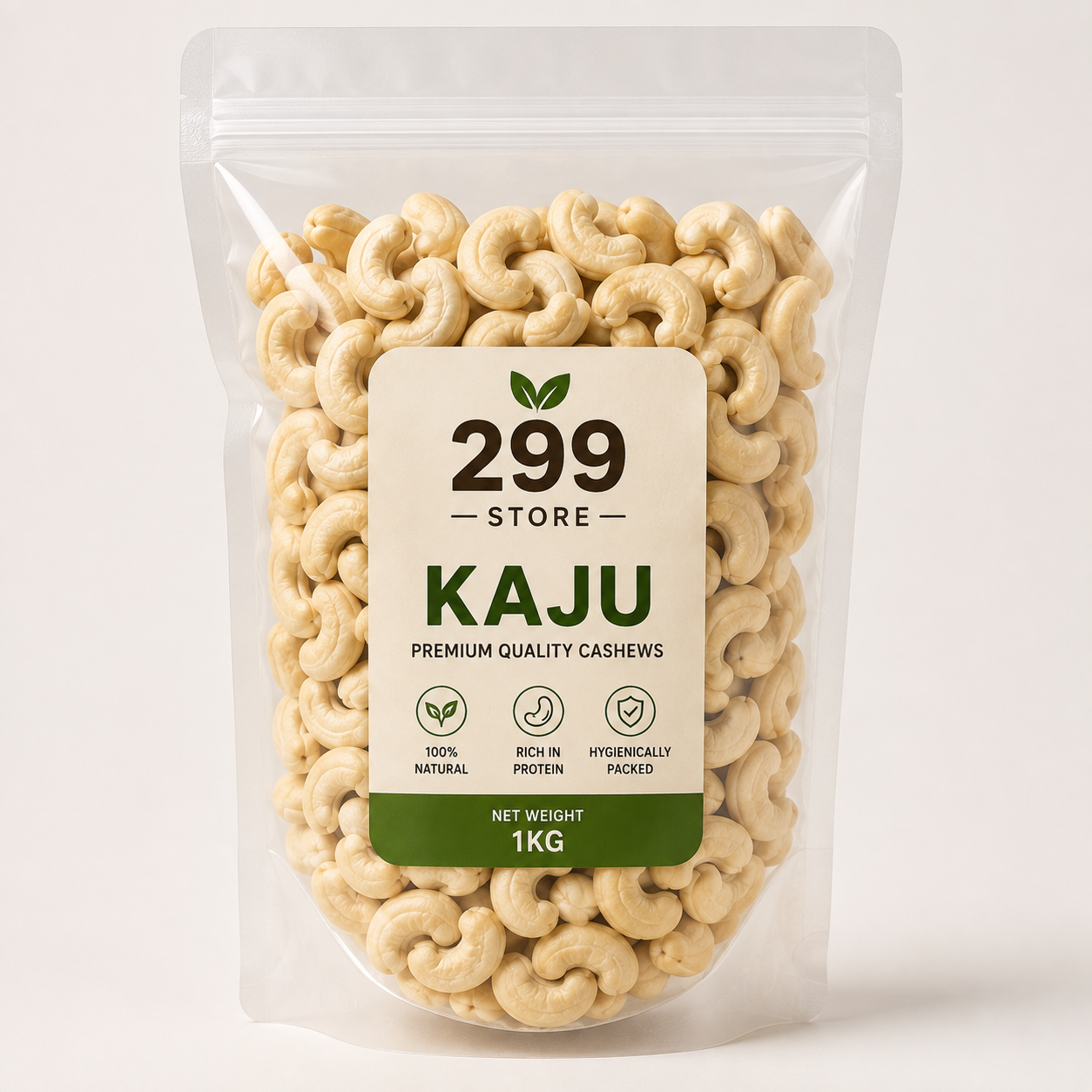 Product Title: Premium Kaju (Cashew Nuts) ā 1 kg | Fresh, Crunchy & Naturally Delicious